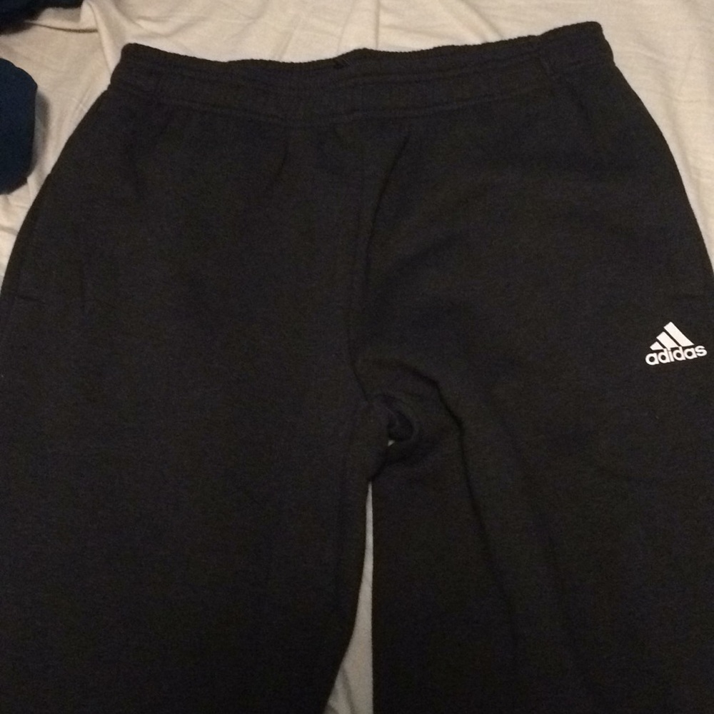 Dark grey Adidas joggers